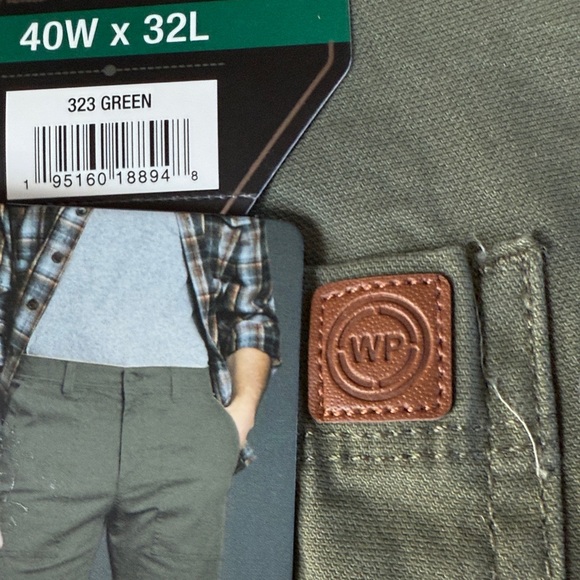 Weatherproof Men's Cargo Pants - Olive - Picture 4 of 6